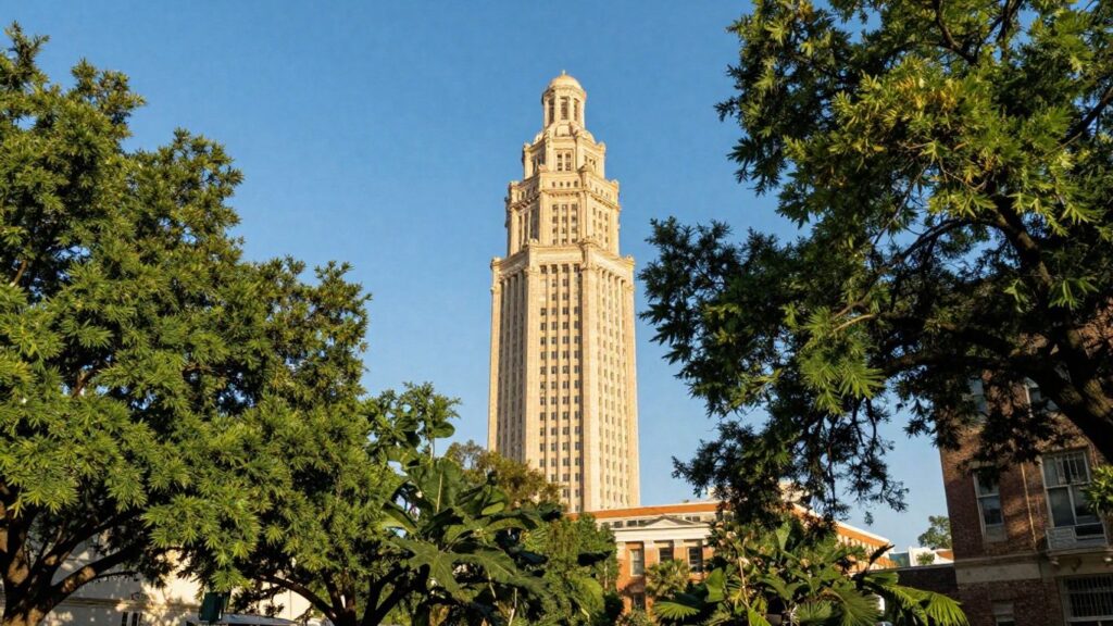 San Antonio skyline with the Tower of the Americas.