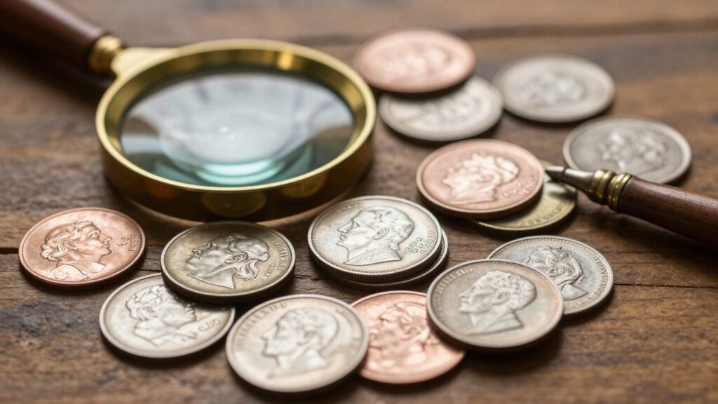 Die state evolution of coins: A collector’s guide to identifying progress